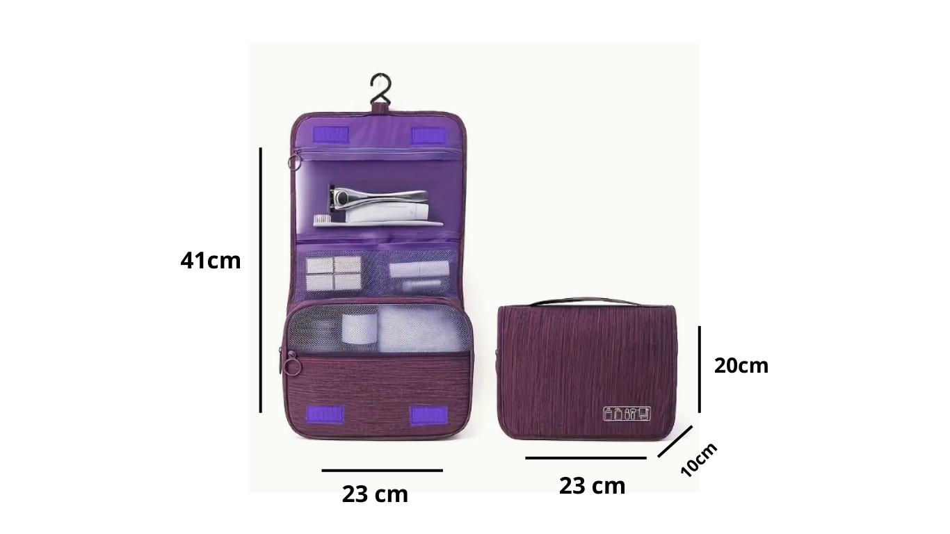 Neceser De Viaje Para Aseo Personal X6 Unds OMC-697