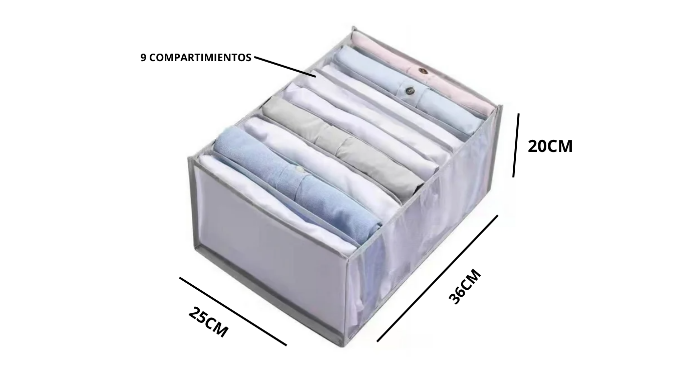 ORGANIZADOR DE ROPA 20x25x36cm X6 Unds OMC-693