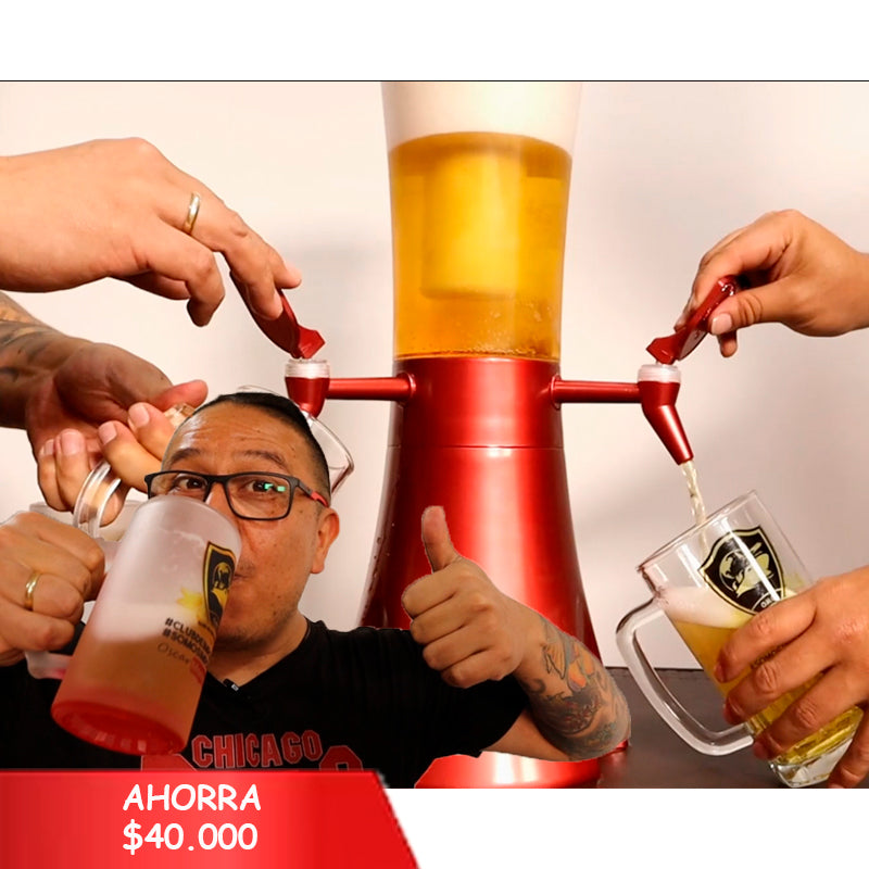 1 Jirafa Dispensadora de Bebidas Y Cerveza 3 Litros OMC-467