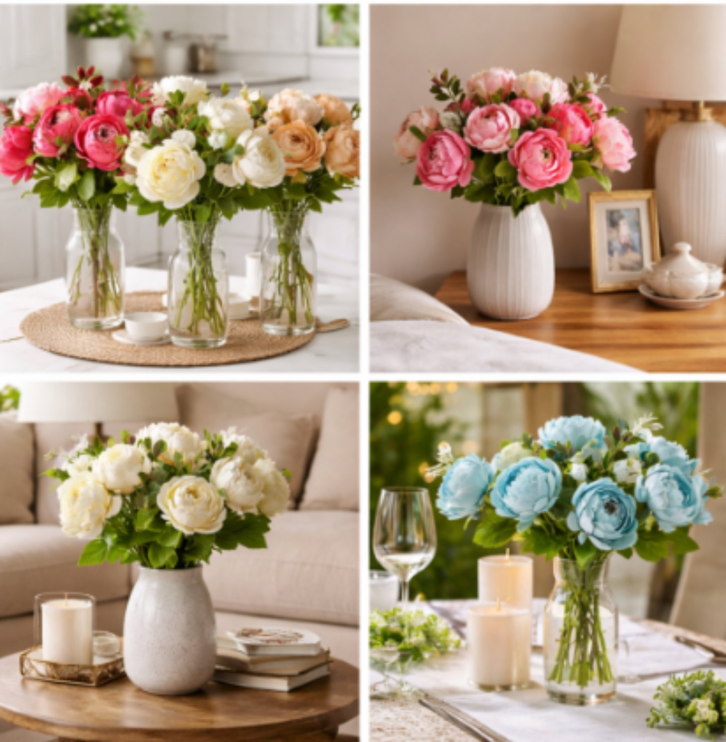 RAMO DE FLORES ARTIFICIALES X6UNDS- OMC-717