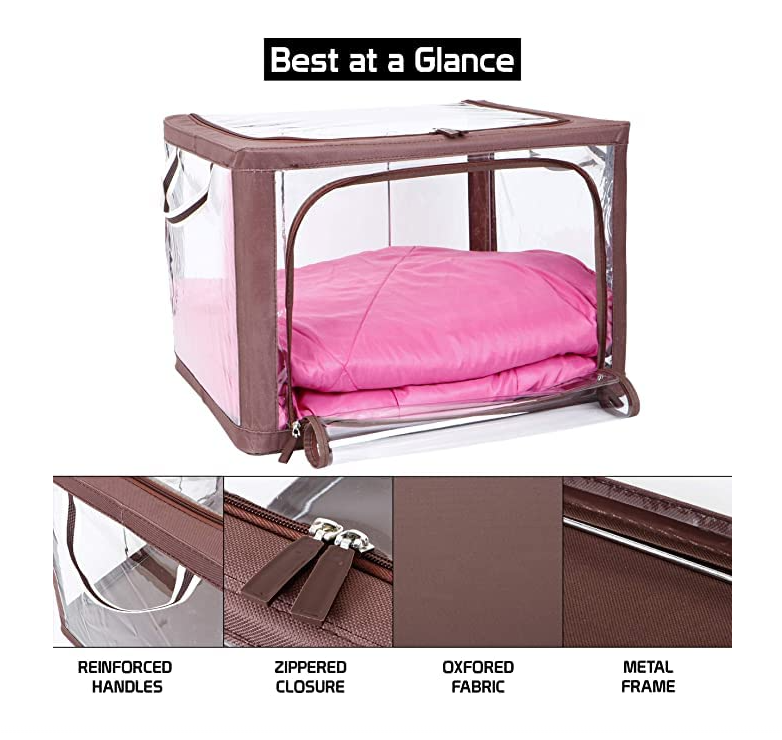 Bolsa Organizador De Ropa Almacen Cobijas Sabanas X6 Unds OMC-706
