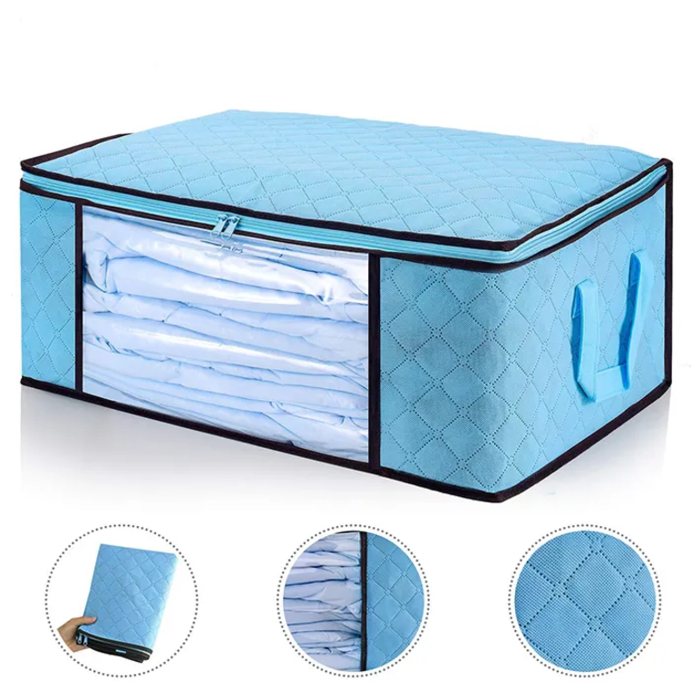 Bolsa Organizador De Cobijas y Ropa X6 Unds OMC-700