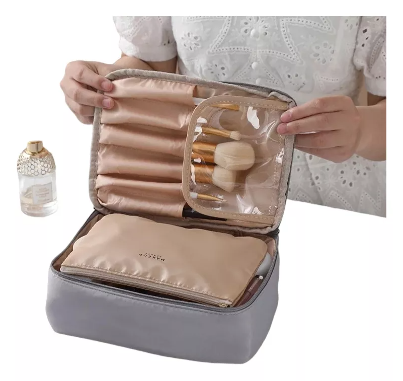 Cosmetiquera Neceser Grande Hermoso Diseño X6 Unds OMC-696