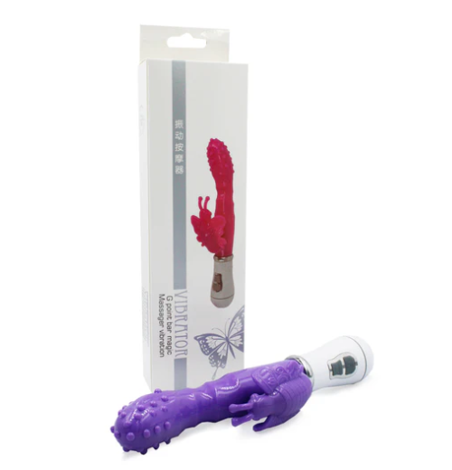 Vibrador Mariposa Recargable Doble Estimulacion X6 Unds OMC-323