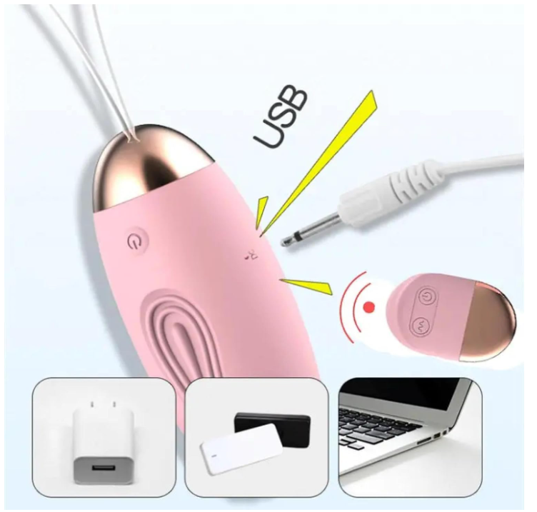 Huevo Vibrador LILO recargable con control X6 Unds OMC-326