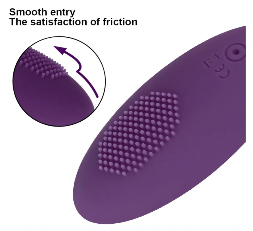 Cápsula vibratoria y cerdas con mando a distancia X6 Unds OMC-383