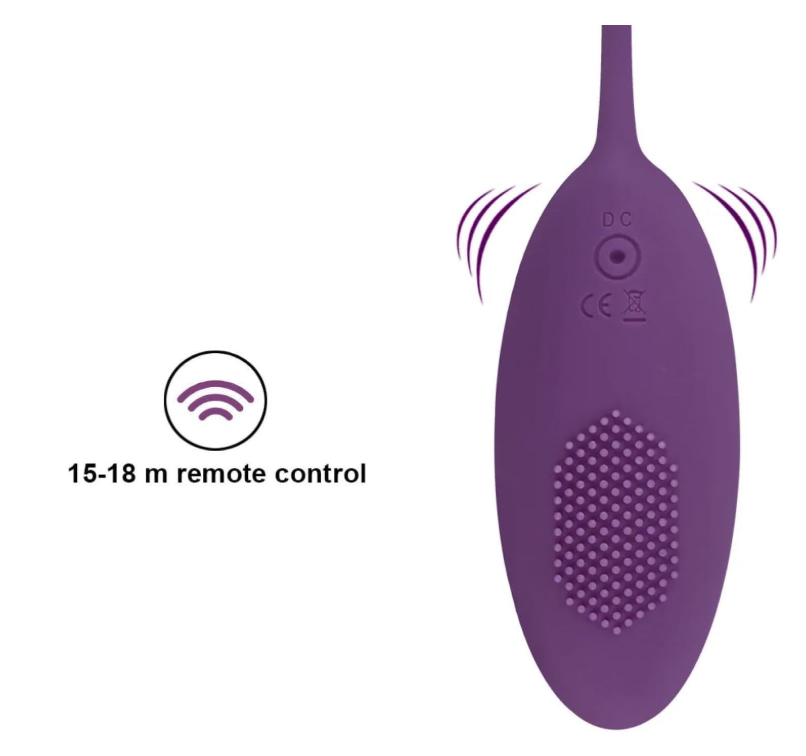 Cápsula vibratoria y cerdas con mando a distancia X6 Unds OMC-383