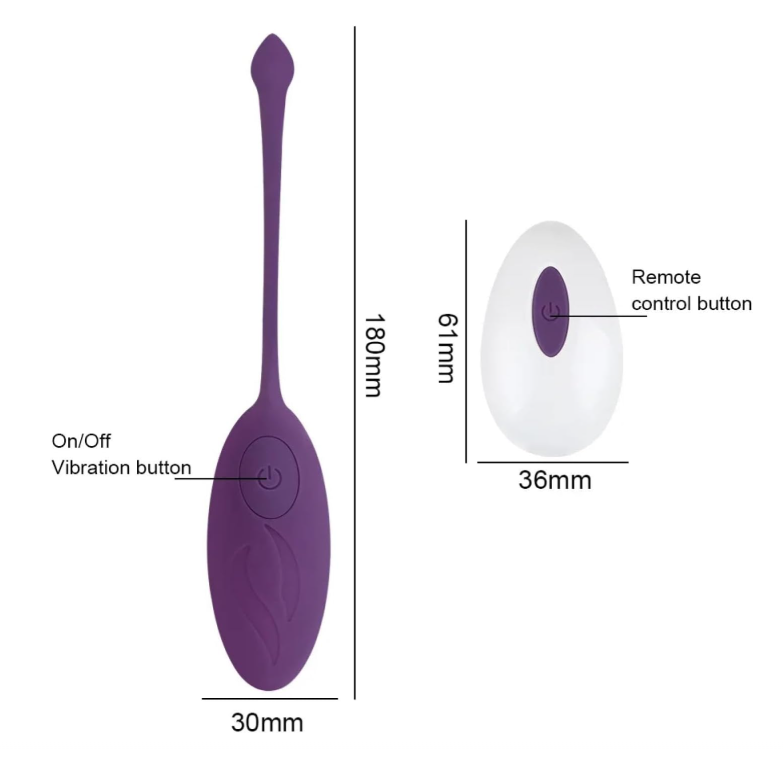 Cápsula vibratoria y cerdas con mando a distancia X6 Unds OMC-383