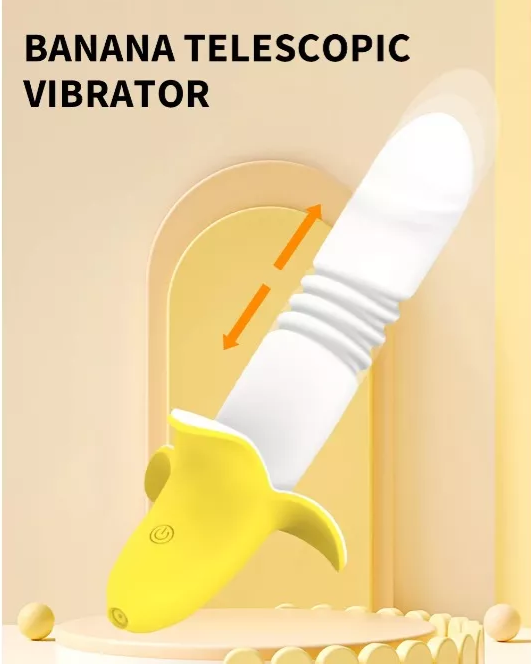 Vibrador Punto G Forma De Banana Estimulador X6 Unds OMC-348