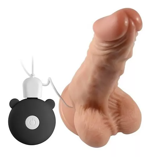 Consolador Dildo 20cm Giratorio Vibración Control X6 Unds OMC-418