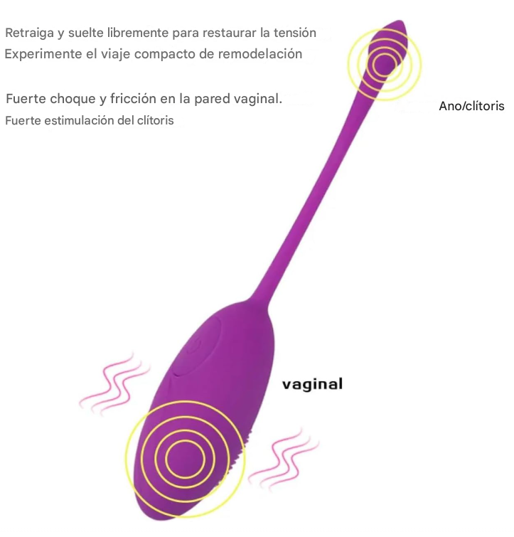 Cápsula vibratoria y cerdas con mando a distancia X6 Unds OMC-383
