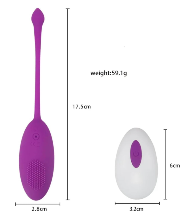 Cápsula vibratoria y cerdas con mando a distancia X6 Unds OMC-383
