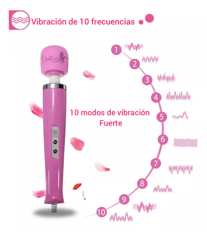 Potente masajeador eléctrico de mano con cable X6 Unds OMC-372