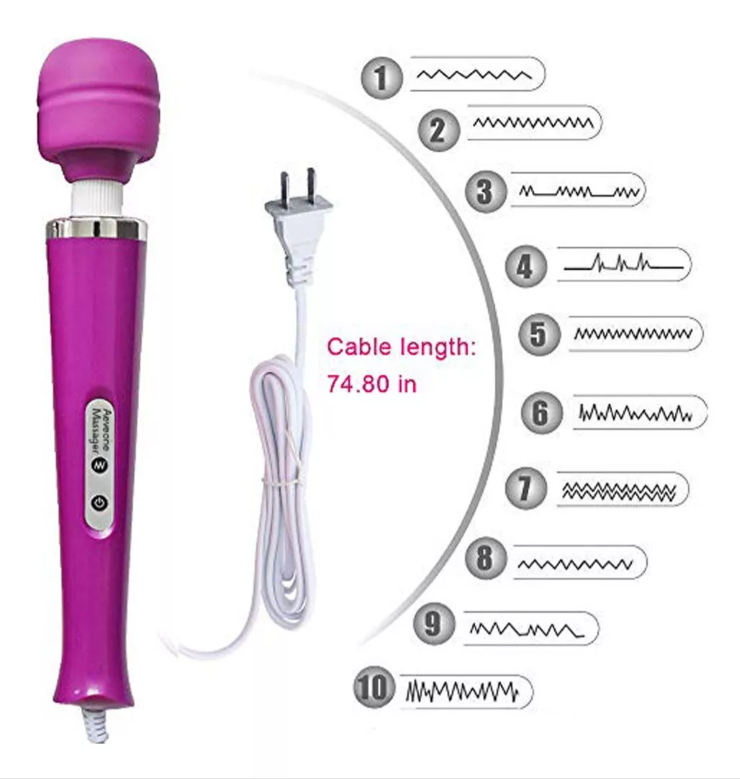 Potente masajeador eléctrico de mano con cable X6 Unds OMC-372