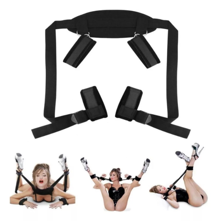 Kit Sometimiento Esposas Manos Y Pies X6 Unds OMC-378