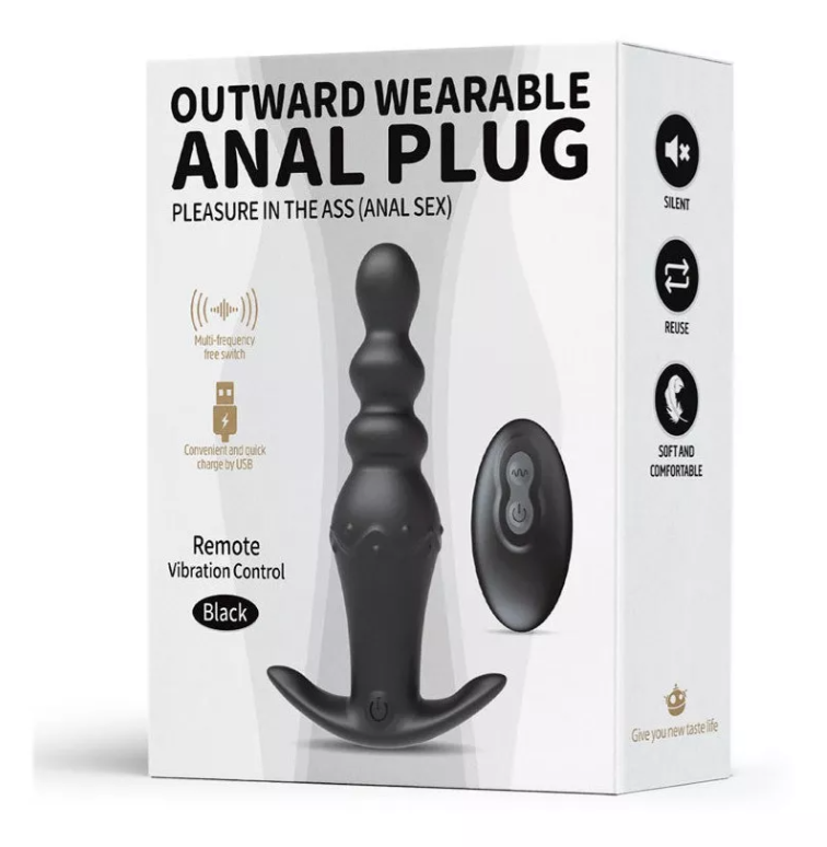 Masaje De Próstata Bolas Anales Vibrador Tapón X6 Unds OMC-420