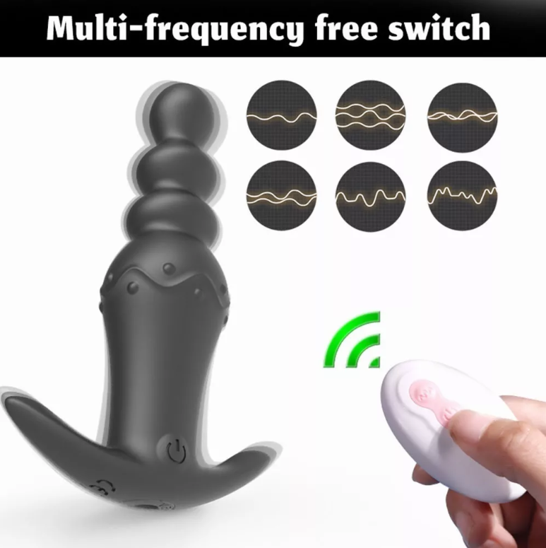 Masaje De Próstata Bolas Anales Vibrador Tapón X6 Unds OMC-420