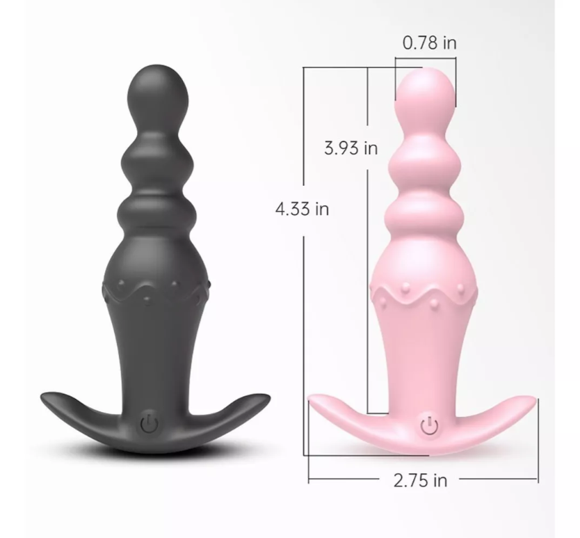 Masaje De Próstata Bolas Anales Vibrador Tapón X6 Unds OMC-420