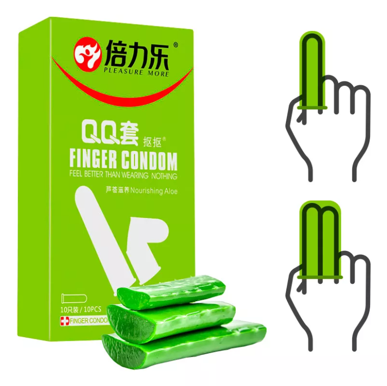 Caja De 10 Preservativos De Dedo Condones Médicos X6 Unds OMC-384