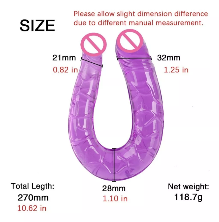 Dildo Doble Penetración Consolador Anal Vaginal X6 Unds OMC-421