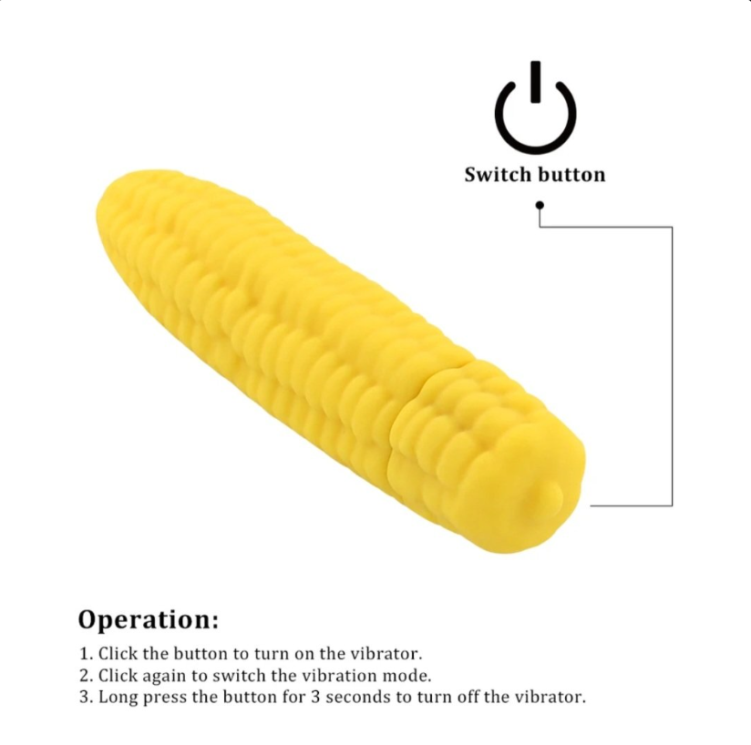 Vibrador en forma de Verdura X6 Unds OMC-363