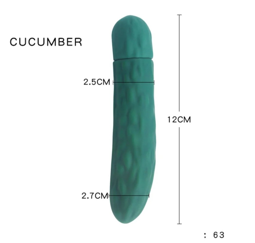 Vibrador en forma de Verdura X6 Unds OMC-363