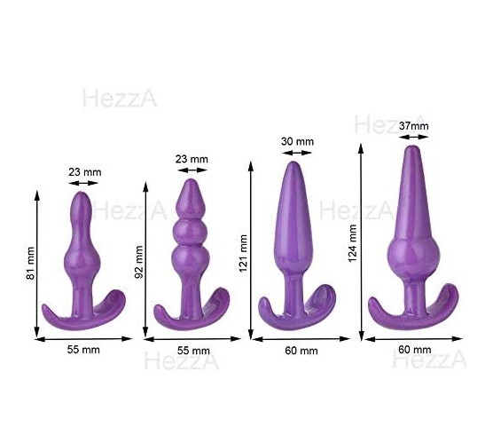 Kit Por 4 Piezas Anales Suaves X6 Unds OMC-380
