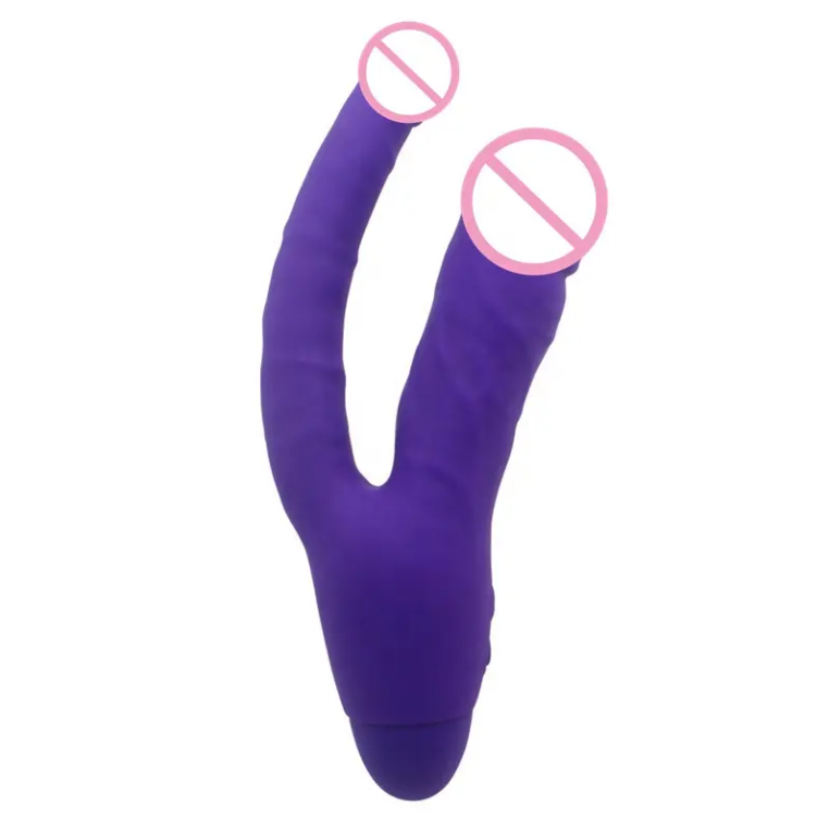 DILDO VIBRADOR DE DOBLE PENETRACION X6UNDS - OMC-396