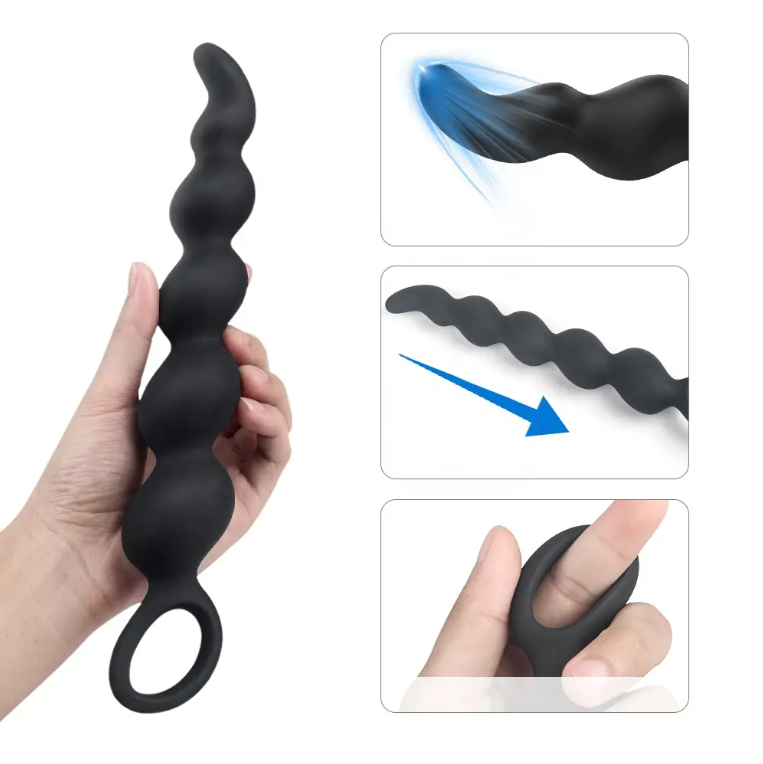 Tapón Anal de silicona, masajeador de próstata X6 Unds OMC-432
