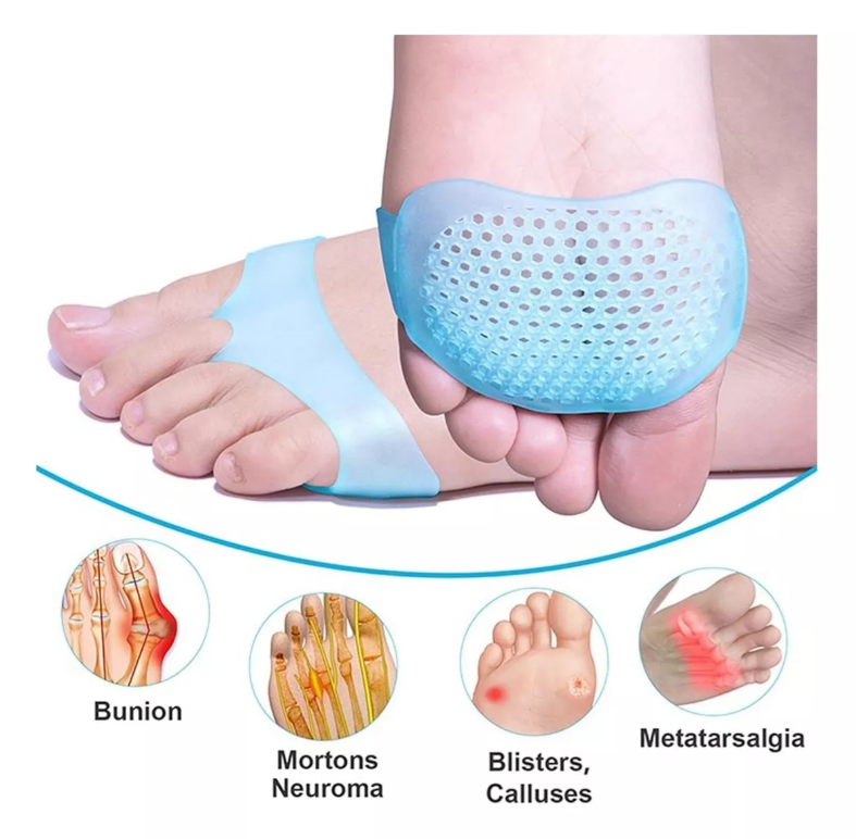 Almohadillas De Silicona Para Antepié Tacones Altos X6 Unds OMC-217