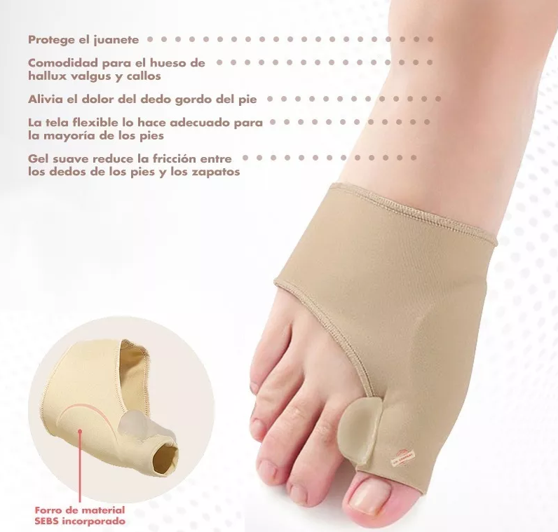 Separador De Pulgar Ajustador Gel Toe Funda Exterior X6 Unds OMC-225