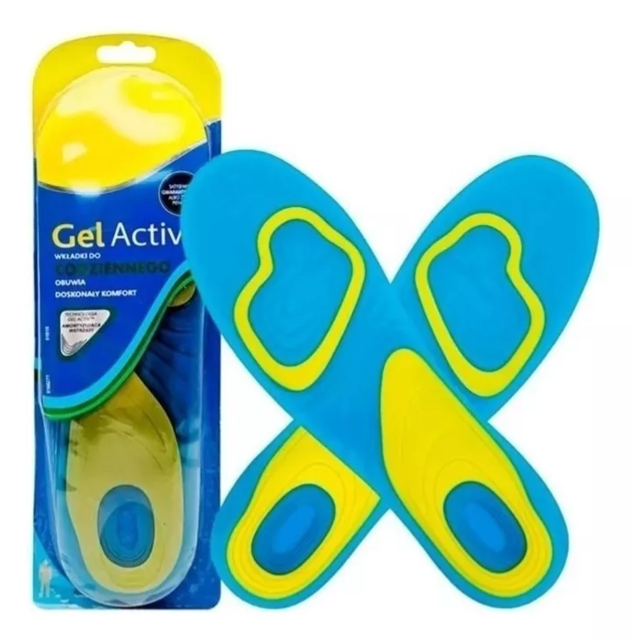 Plantillas Ortopédicas Gel Unisex Descanso Pies X6 Unds OMC-222