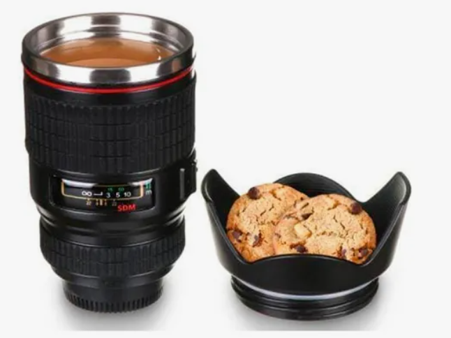 📷 BONO POR 10 UNIDADES DE VASO MUG EN FORMA DE CAMARA