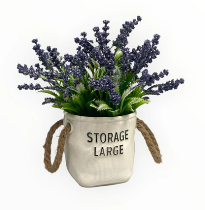 Planta artificial decorativa con matera x6 unidades OMC-748