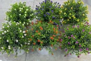 ARREGLO DE FLORES CON MATERA X6UNDS - OMC-746