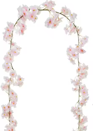 GUIRNALDA FLOR DE CEREZO ARTIFICIAL X6UNDS OMC-735