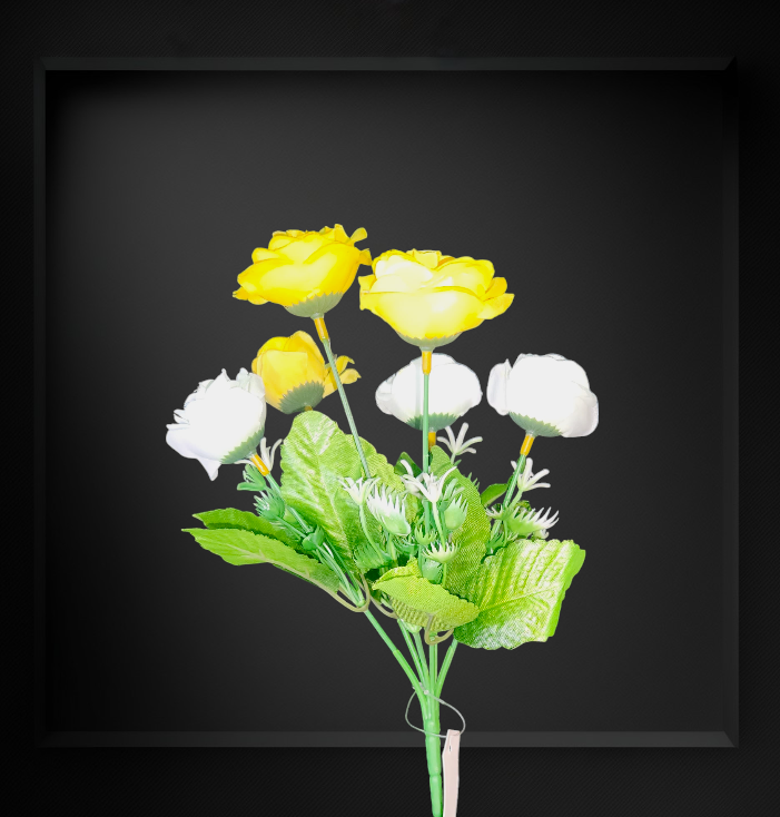 Ramo de 6 Rosas Artificiales X 6 Unidades OMC-728