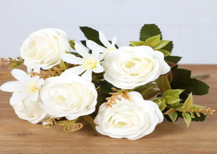 RAMO DE 5 ROSAS Y 5 FLORES X6UNDS OMC-725