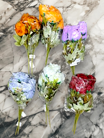 RAMO DE 6 ROSAS ARTIFICIALES X6UNDS - OMC-727