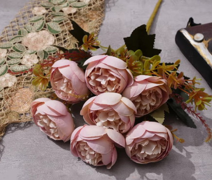 Ramo de flores artificiales por 6 unidades OMC-717
