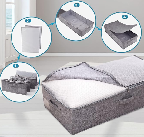 Organizador Plegable Para Debajo De La Cama X6 Unds OMC-705