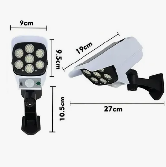 LAMPARA SOLAR TIPO CAMARA X6UNDS - OMC-087