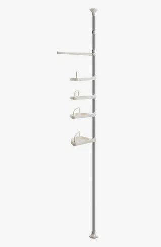 ORGANIZADOR ESQUINERO PARA BAÑO DE 4 NIVELES X6UNDS - OMC-129