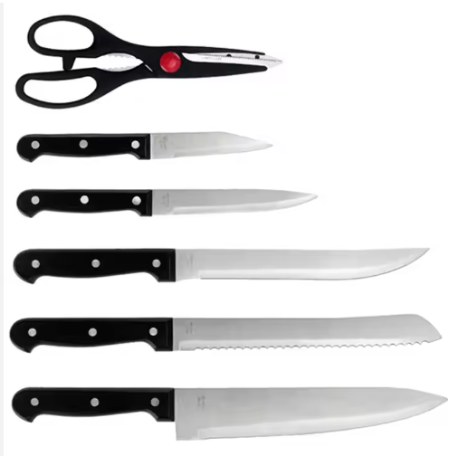 SET DE 8 UNIDADES DE CUCHILLOS X6UNDS - OMC-494