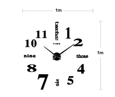 RELOJ DE PARED X6UNDS OMC-295