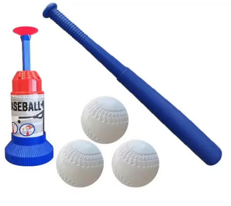 BATE DE BEISBOL CON LANZADOR X1 UNIDAD - 2789549