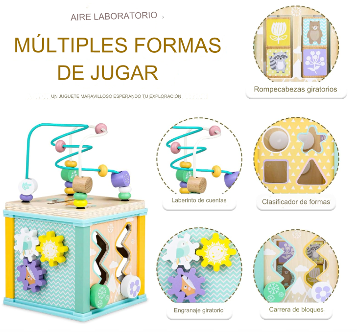 CUBO MONTESORI PARA BEBE X6UNDS - OMC-506