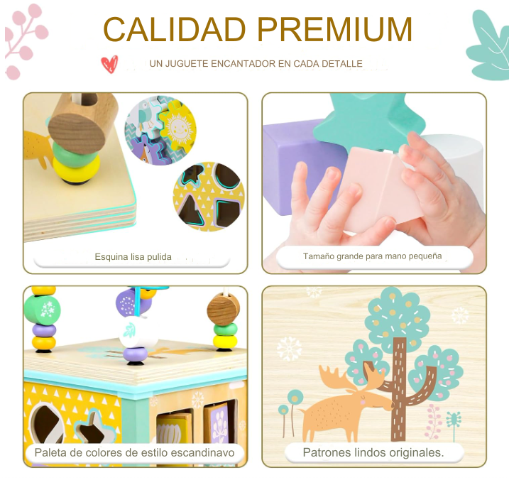 CUBO MONTESORI PARA BEBE X6UNDS - OMC-506