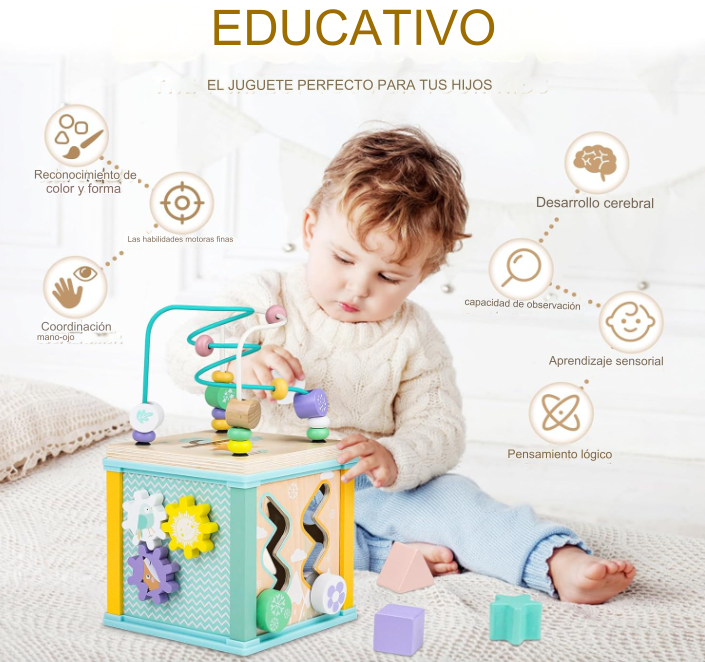 CUBO MONTESORI PARA BEBE X6UNDS - OMC-506