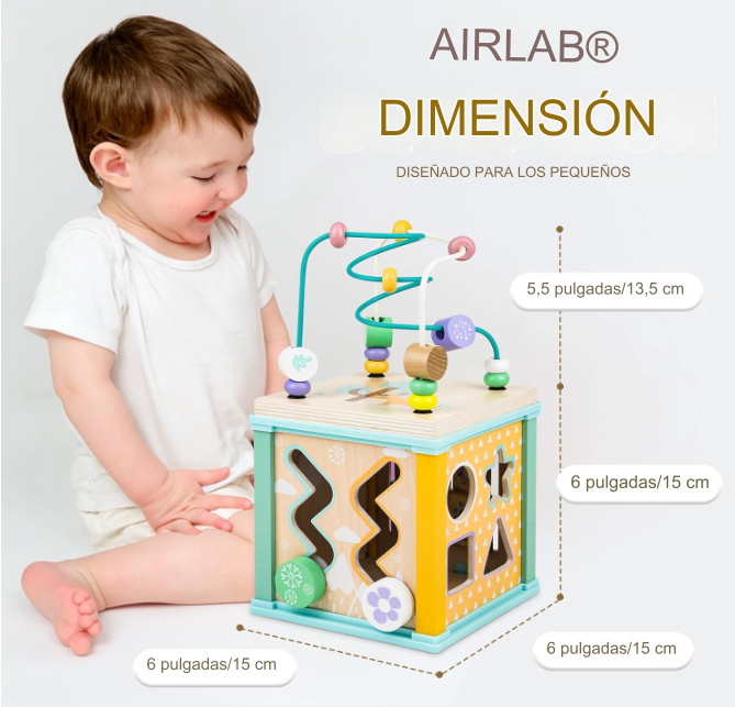 CUBO MONTESORI PARA BEBE X6UNDS - OMC-506